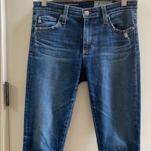 AG jeans, super skinny ankle